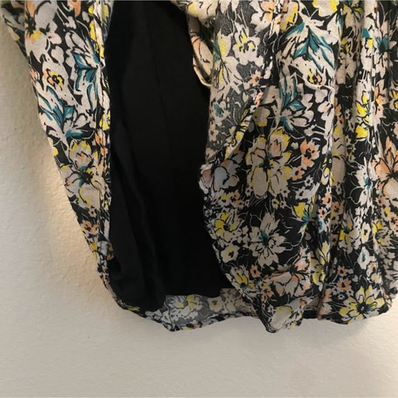 Zara Girls Floral Long Sleeve Dress 13/14 - Picture 2 of 6